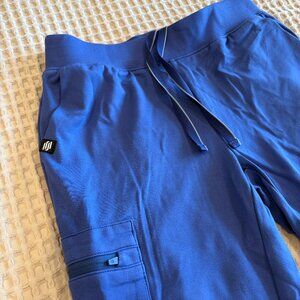 JAANUU Rubi Ultrasoft Scrub Joggers Women's - XS Tall - GALAXY BLUE